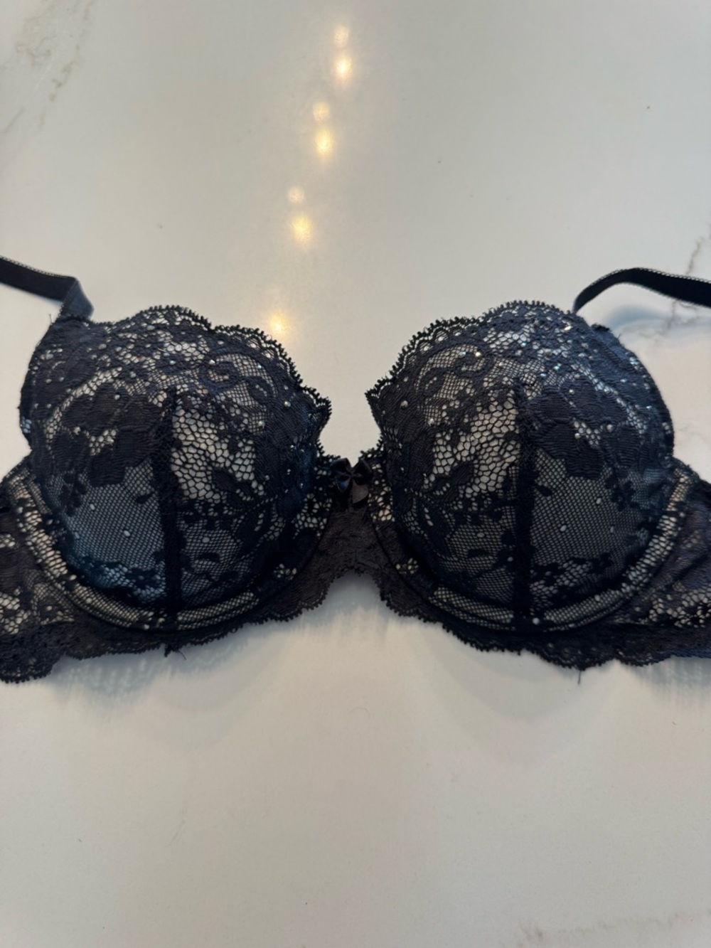 Victoria's Secret Black Lace Underwire Bra